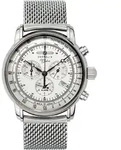 Zeppelin Herren Uhr 100 Jahre Z7680M/1 Edelstahl Armbanduhr silber UZ7680M/1 - Silber