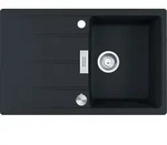 FRANKE Sp&uuml;le CENTRO CNG 611-78 in BLACK MATT mit Excenterbedienung Drehknopf
