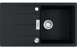 Franke Maris Centro Einbausp&uuml;le Fragranitsp&uuml;le CNG 611-86 Onyx Drehknopf Edelstahl