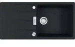 Franke Maris Centro Einbausp&uuml;le Fragranitsp&uuml;le CNG 611-100 Onyx Drehknopf Edelstahl