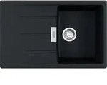 FRANKE Sp&uuml;le CENTRO CNG 611-78 in ONYX mit Excenterbedienung Drehknopf Edelstahl /