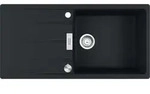 Franke Maris Centro Einbausp&uuml;le Fragranitsp&uuml;le CNG 611-100 Black Matt Drehknopf