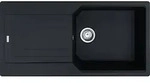 Franke Sp&uuml;le URBAN UBG 611-100 in BLACK MATT mit Excenterbedienung Drehknopf