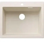 BLANCO PLEON, Aufsatzwanne, Rechteckig, Silgranit, Wei&szlig;, 1 Becken, soft white -