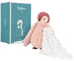 Kaloo Kuscheltier Pinguin rosa mit Kusstuch - Pl&uuml;sch Geschenk Baby - Rosa