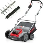 IKRA Akku Vertikutierer Rasenl&uuml;fter IB-SR 36 | 36V Bosch System | 36 cm