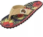 Gumbies Schuhe Islander Denim Hibiscus, GUFFISL109 - Beige - 36