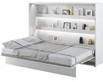 MEBLINI Schrankbett Bed Concept - Wandbett mit Lattenrost - Klappbett mit Schrank -