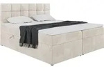 MEBLINI Boxspringbett mit Bettkasten - Gepolstert Doppelbett mit Matratze und Topper