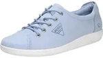 Ecco SOFT 2.0 Damenschuhe - bequeme Schn&uuml;r- Halbschuhe blau Freizeit NEU - Blau - 35