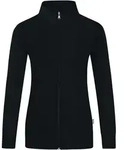 JAKO Damen Sweatjacke Doubletex, Farbe:schwarz, Gr&ouml;&szlig;e:40 - Schwarz - 40