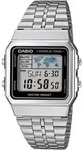 Casio A500WEA-1EF Collection Weltzeit Digitaluhr - Silber