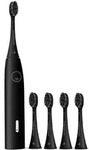 ECO VIBE 3 Starterkit All Black + 4 Refills, Elektrische Zahnb&uuml;rste (schwarz) -