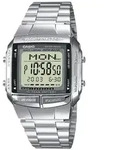 Casio DB-360N-1AEF Uni-Armbanduhr, Kunststoff-Geh&auml;use, Metall-Armband - Silber
