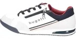 Bugatti Schn&uuml;rhalbschuhe bequem in weiss/weiss kombi, Gr. 40 - Wei&szlig; - 40