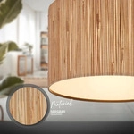Briloner Slama Deckenlampe, Seegras Schirm, Boho-Stil, E27 Fassung, Natur, &Oslash;35...
