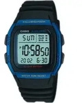 Casio W-96H-2AVDF, Wasserfest, Quarz - Schwarz