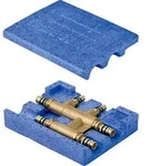 Geberit GE Mepla, Kreuzungs-T-St&uuml;ck mit Box, d20 x 16 x 20mm, MS, 1 Stk.