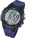 CALYPSO Herren-Armbanduhr Sport Chronograph Quarz-Uhr Polyurethanblau UK5607/2...