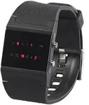St. Leonhard LED Bin&auml;r Herrenuhr blaue LED Armbanduhr Uhr Bin&auml;ruhr Herrenarmbanduhr