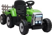 HOMCOM Elektrischer Traktor mit Anh&auml;nger, Kinder Elektroauto mit Fernbedienung,