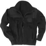 Mil-Tec Security Fleece-Sweatshirt, schwarz - Schwarz - S