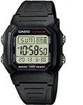 Casio W-800H-1AVDF Collection Uni Digital Armbanduhr, schwarz - Schwarz