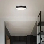 LED-Deckenleuchte, &Oslash; 33 cm, 2400 lm, 3000 K, schwarz/wei&szlig; - Schwarz