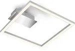 LED Deckenleuchte, chrom-matt / chrom, LED/14W - Grau