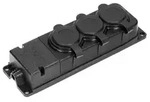 Verteilerleiste Ip44, Gummi 3*2P+Z - On-13166
