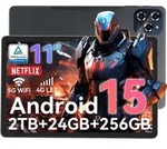TABWEE 2026 W90 11" Tablet Android 15 [Upgrade Android 16 Via OTA], 24GB+256GB(2TB