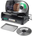 Sommertal Allesschneider AS190 DUAL 200 W Edelstahlmesser mit Wellenschliff und