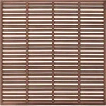 vidaXL Lamellenzaun WPC 180x180 cm Braun - Braun