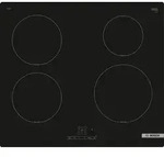 Bosch PUE61RBB5E, Schwarz, Integriert, 60 cm, Zonen-Induktionskochfeld, Glaskeramik,