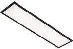 BRILONER Simple LED Panel, Neutralwei&szlig;es Licht, schwarz, 100 x 25 x 6 cm -...