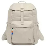 Rucksack Beige 46x32x14 cm mit gepolstertem Laptopfach und verstellbarem Volumen -
