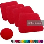 heimtexland &reg; Sitzkissen Set Filz Stuhlkissen Stuhlauflage Filzkissen Stuhl...