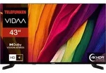 Telefunken D43U790B2CW Fernseher 43 Zoll Smart TV VIDAA 4K UHD, HDR Dolby...