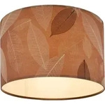 Briloner Mata Deckenlampe, Bl&auml;tterdekor, Boho-Stil, E27 Fassung, Caffefarben, &Oslash;35 x