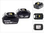 Makita Akku Power Set 18V 2x Akku 5,0Ah BL1850B ( 197280-8 ) Doppelpack