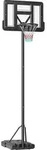 SPORTNOW 2-in-1 Basketballst&auml;nder, 230-305 cm H&ouml;henverstellbarer Basketballkorb mit