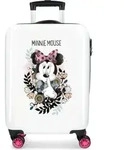 Disney Minnie Style ABS Rollkoffer/Koffer 55cm - Wei&szlig;