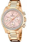 Festina Damen Armbanduhr Boyfriend Rainbow F20639/6 Chronograph Edelstahl...