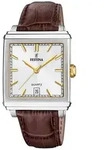 Festina Herren Uhr Fashion Leder Armbanduhr braun UF20681/4 - Silber