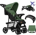 Lionelo Emma Buggy klein zusammenklappbar Kinderwagen mit Liegeposition Green...
