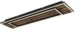 Globo Lighting Deckenleuchte Metall schwarz matt, LED - Schwarz