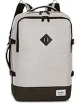 BestWay Cabin Pro Retro Rucksack - Steingrau - Wei&szlig;