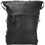 Harold's Country Scraper Daypack Leder 36 cm Laptopfach - Schwarz