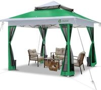 VOUNOT&reg; Pavillon Faltbar 3.6x3.6m, Pop Up Faltpavillon Gartenzelt Partyzelt