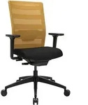 Topstar Bürodrehstuhl Drehstuhl Airwork ocker-Teppichbodenrollen Topstar Bürodrehstuhl Drehstuhl Airwork ocker-Teppichbodenrollen